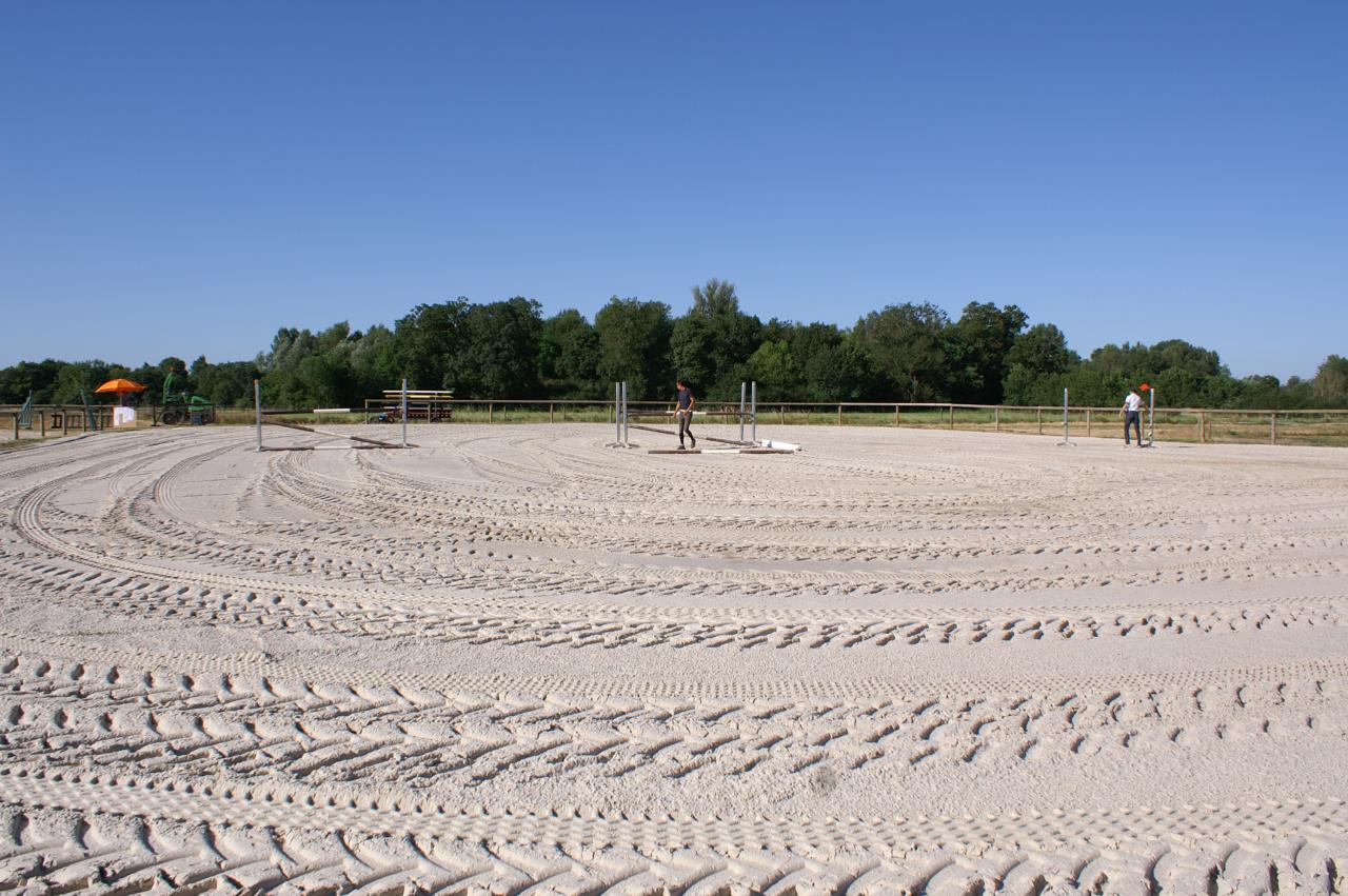 le paddock après travaux